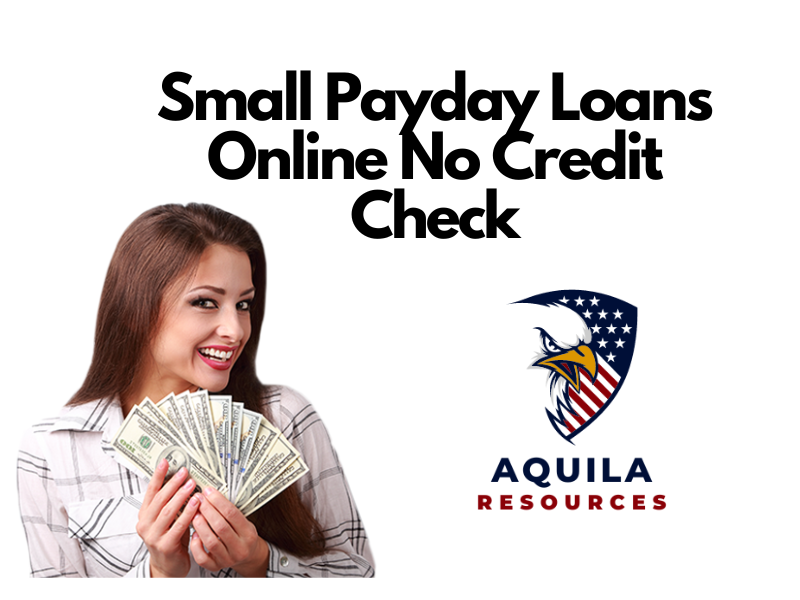 Small Payday Loans Online No Credit Check