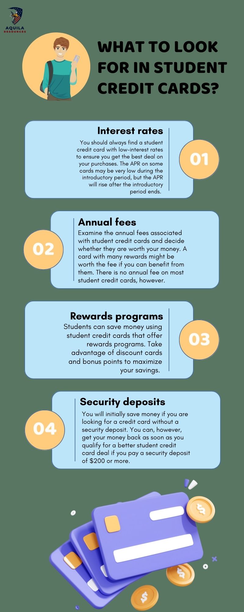 What to Look for in Student Credit Cards?