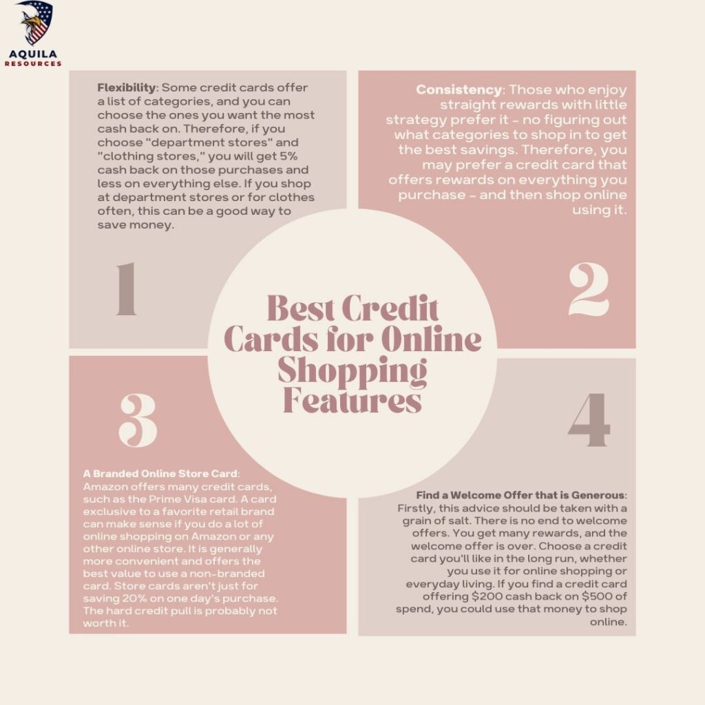 Best Credit Cards for Online Shopping Features