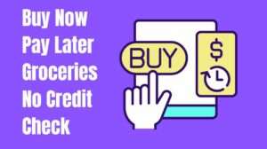 Buy Now Pay Later Groceries No Credit Check