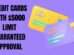 CREDIT CARDS WITH $5000 LIMIT GUARANTEED APPROVAL