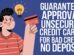 Guaranteed Approval Unsecured Credit Cards For Bad Credit No Deposit