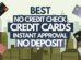 No Credit Check Credit Cards Instant Approval No Deposit