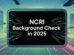 NCRI Background Check