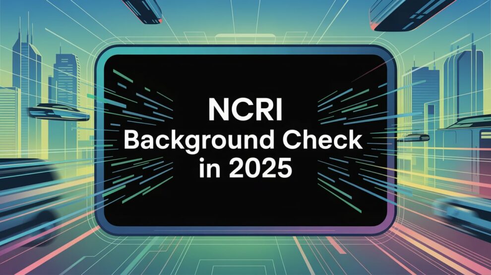 NCRI Background Check
