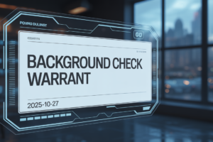 Background Check Warrant