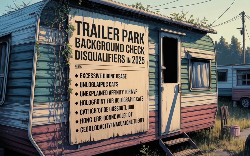 Trailer Park Background Check Disqualifiers