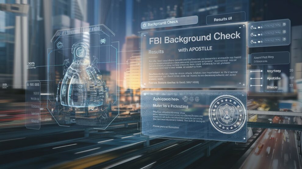 FBI Background Check with Apostille