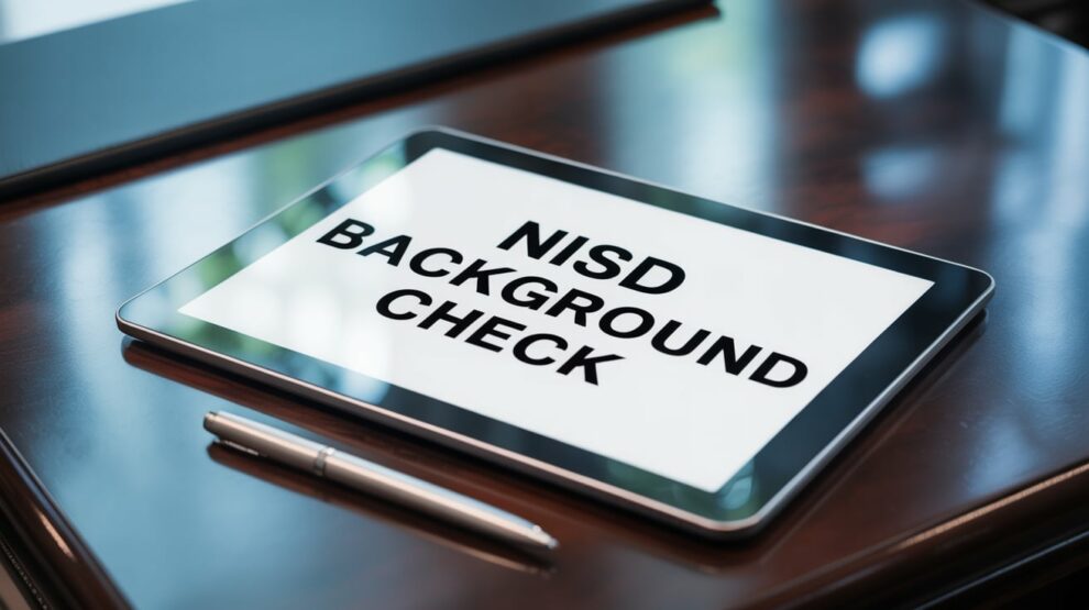 NISD Background Check