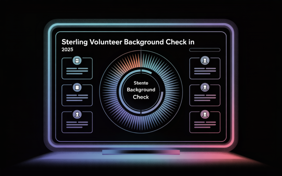 Sterling Volunteer Background Check