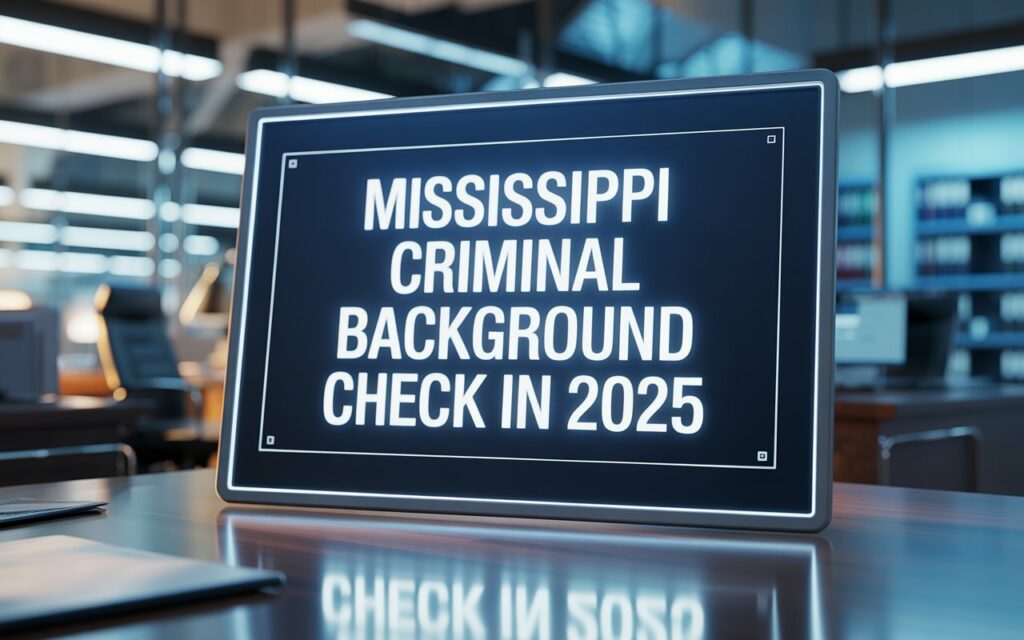 Mississippi Criminal Background Check In 2025 3 Mississippi Criminal Background Check
