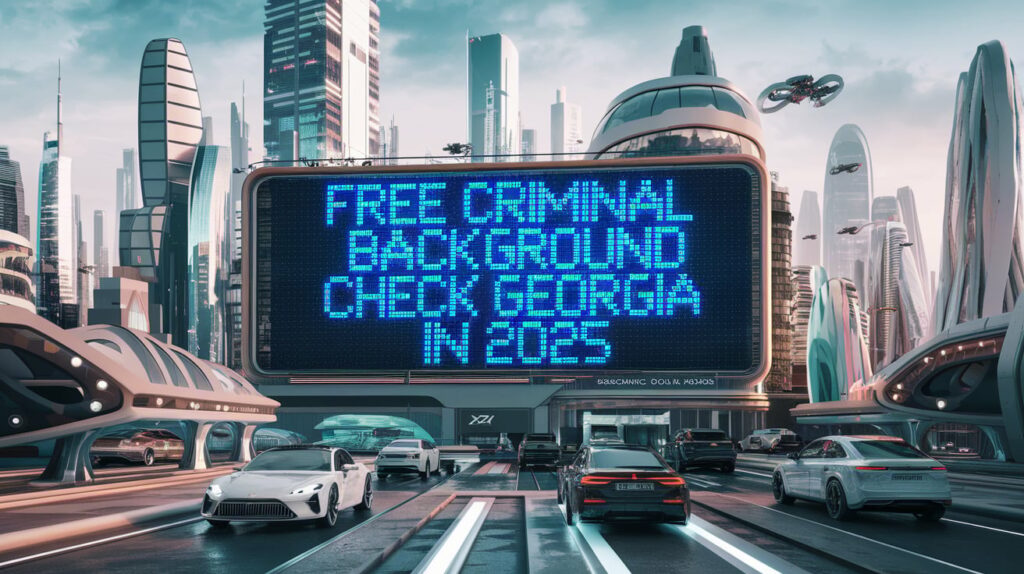 Free Criminal Background Check Georgia in 2025