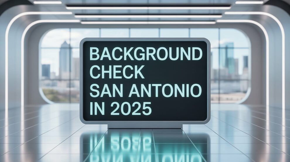 Background Check San Antonio