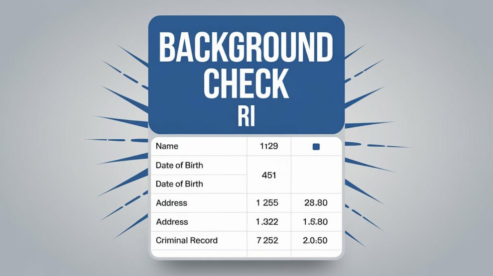 Background Check RI