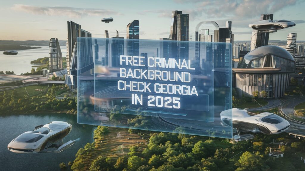 Free Criminal Background Check Georgia in 2025