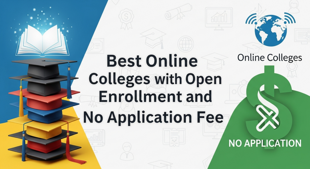 Best Online Colleges with Open Enrollment and No Application Fee 1 Best Online Colleges with Open Enrollment and No Application Fee In 2025