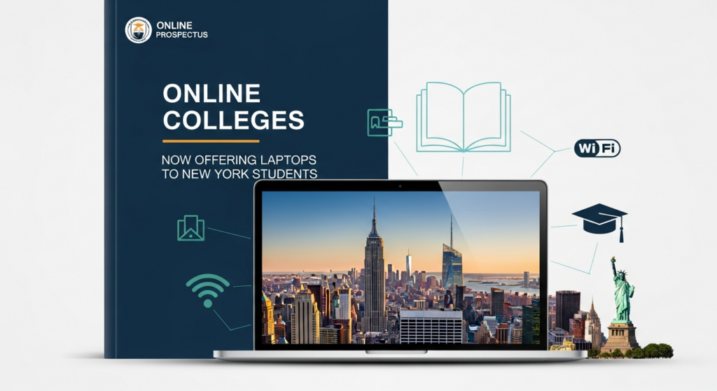 Online Colleges that Offer Laptops in New York 2 Online Colleges that Offer Laptops in New York