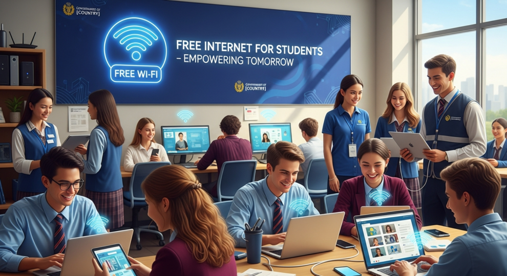 Free Internet for Students by Government 1 Free Internet for Students by Government