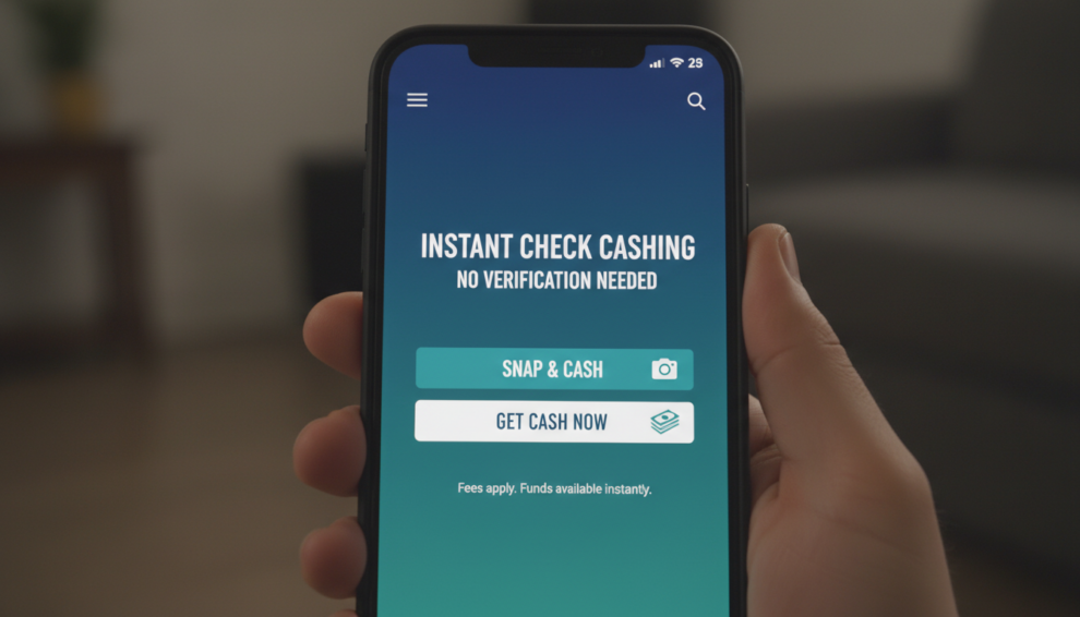 Instant Check Cashing App No Verification 1 Instant Check Cashing App No Verification