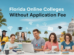 Florida Online Colleges Without Application Fee